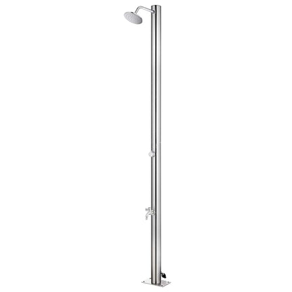 Gartendusche 215 cm Edelstahl