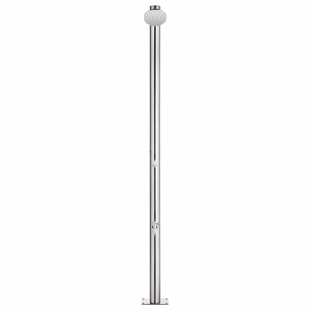 Gartendusche 215 cm Edelstahl