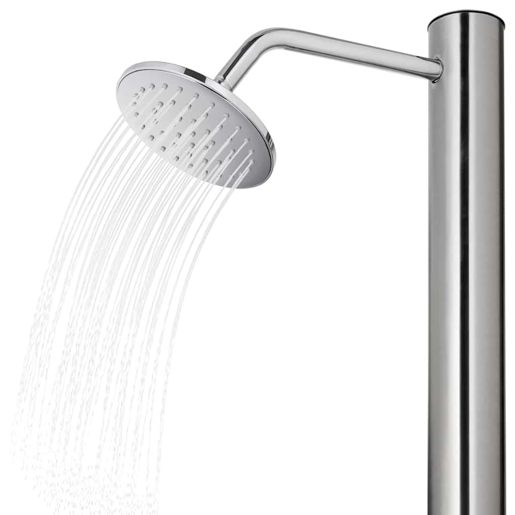 Gartendusche 215 cm Edelstahl
