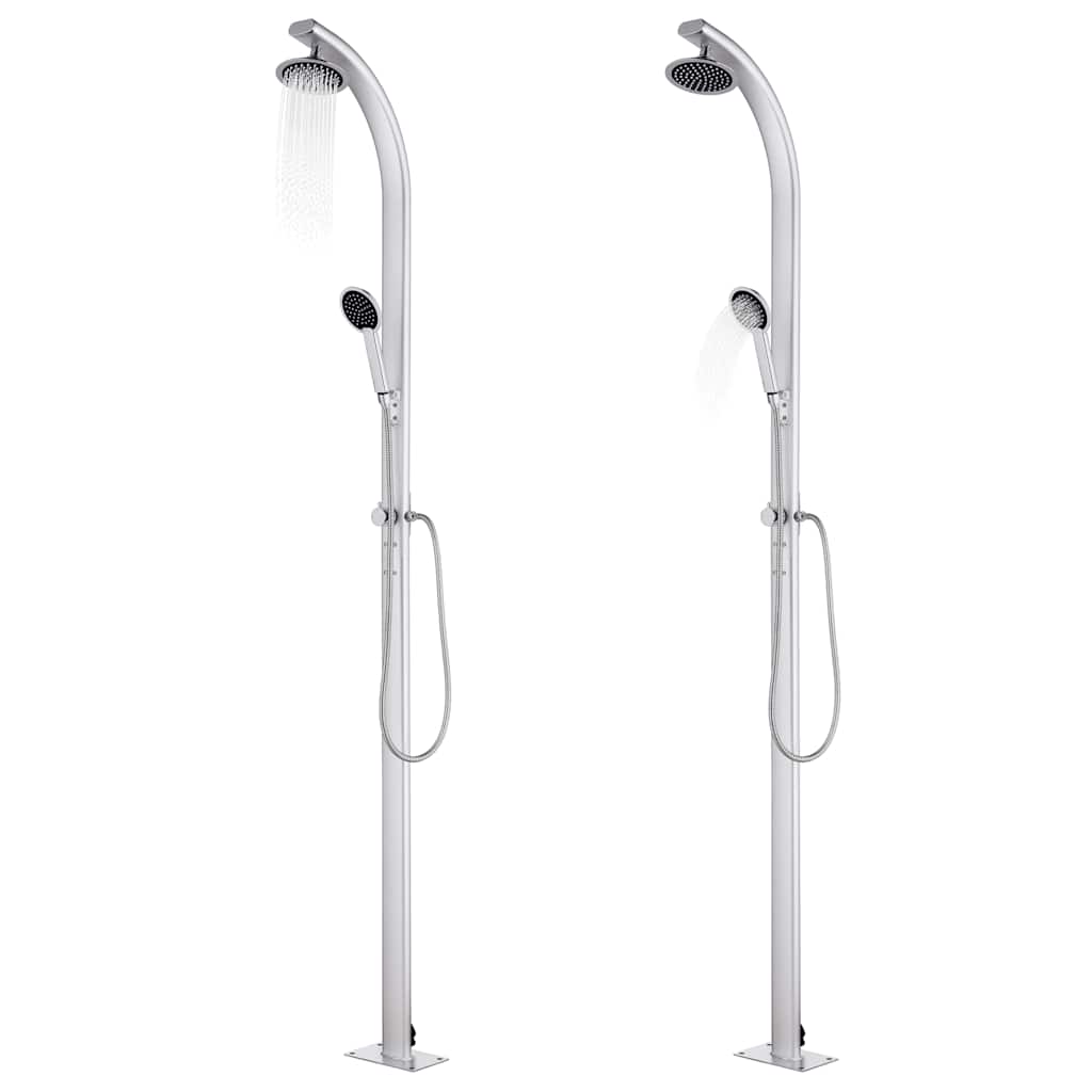 Gartendusche 215 cm Aluminium