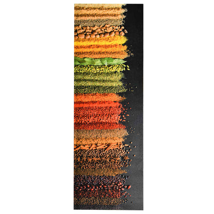 Küchenteppich Waschbar Gewürze 60x300 cm