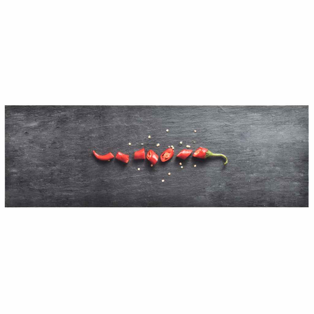 Küchenbodenmatte Waschbar Pfeffer 45x150 cm