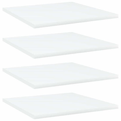 Bücherregal-Bretter 4 Stk. Weiß 40x40x1,5 cm Holzwerkstoff