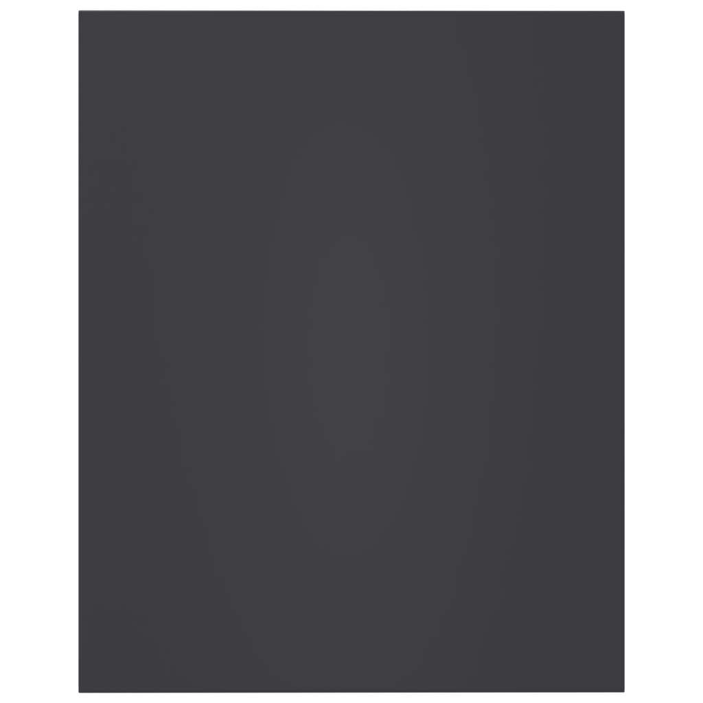 Bücherregal-Bretter 8 Stk. Grau 40x50x1,5 cm Holzwerkstoff