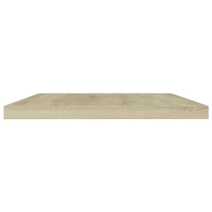 Bücherregal-Bretter 4 Stk. Sonoma-Eiche 60x10x1,5 cm