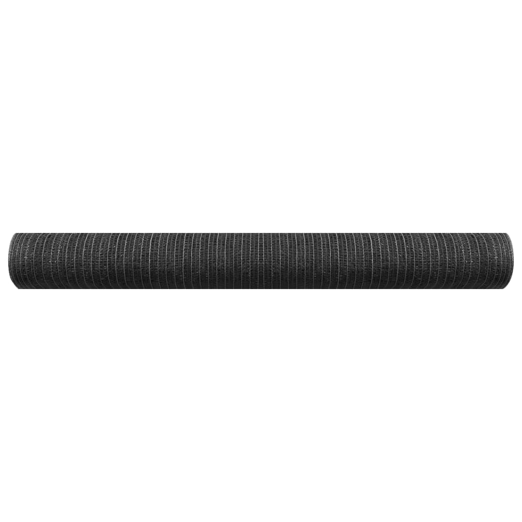 Zaunblende Anthrazit 1,2x25 m HDPE 195 g/m²