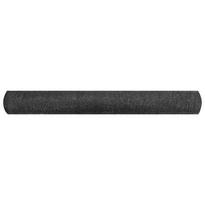 Zaunblende Schwarz 1,5x25 m HDPE 195 g/m²