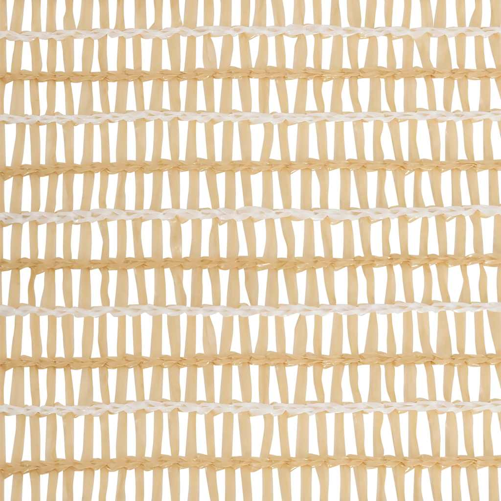 Zaunblende Beige 2x25 m HDPE 195 g/m²