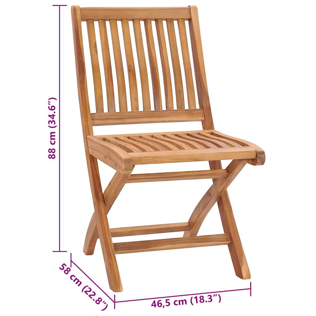 Gartenstühle 2 Stk. mit Taupe Kissen Teak Massivholz