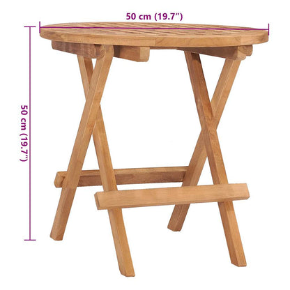 3-tlg. Garten-Essgruppe mit Kissen Klappbar Massivholz Teak