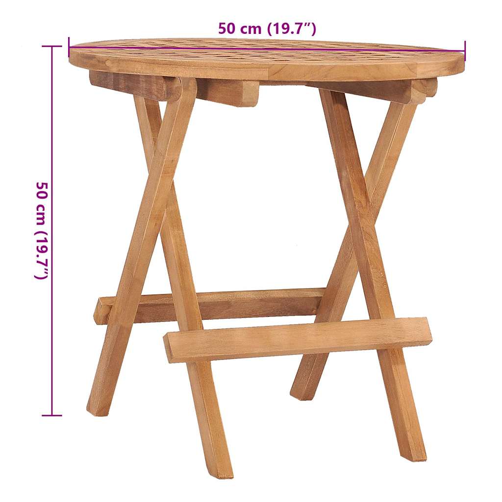 3-tlg. Garten-Essgruppe mit Kissen Klappbar Massivholz Teak