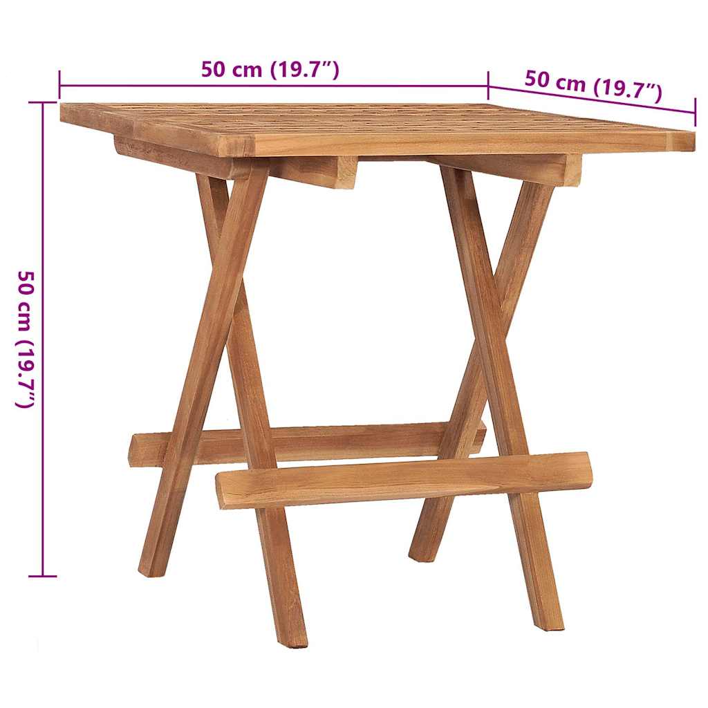 3-tlg. Garten-Essgruppe mit Kissen Klappbar Massivholz Teak