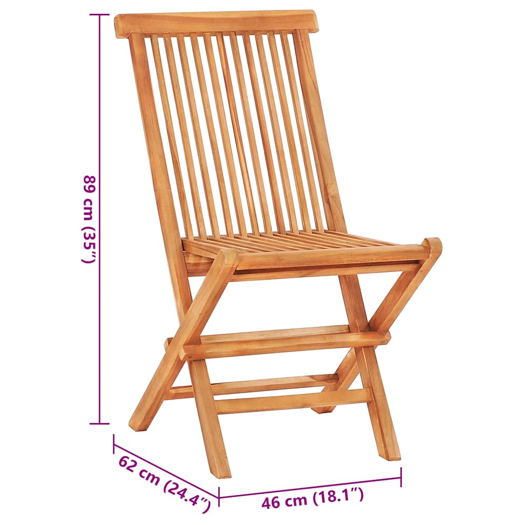 3-tlg. Bistroset mit Cremeweißen Kissen Massivholz Teak