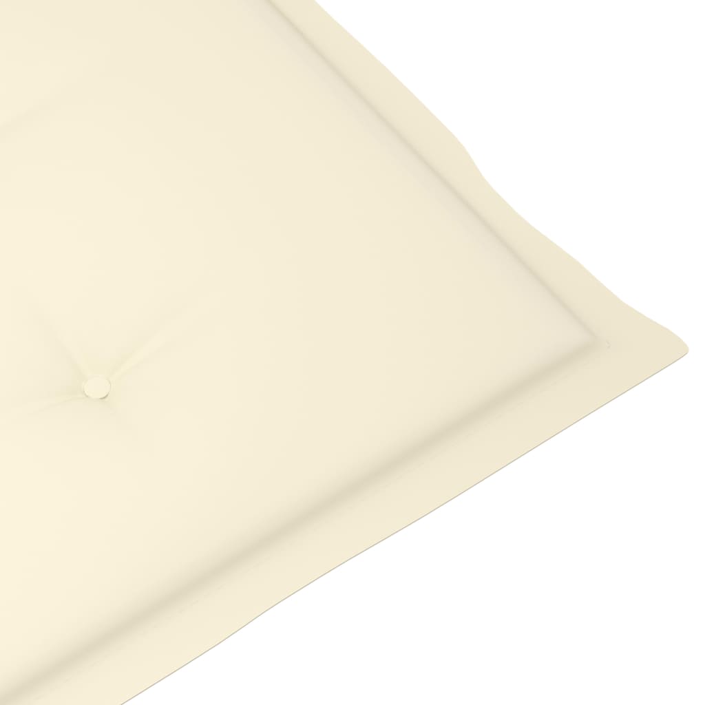 Klappstühle, 3er-Set mit Kissen, aus massivem Akazienholz