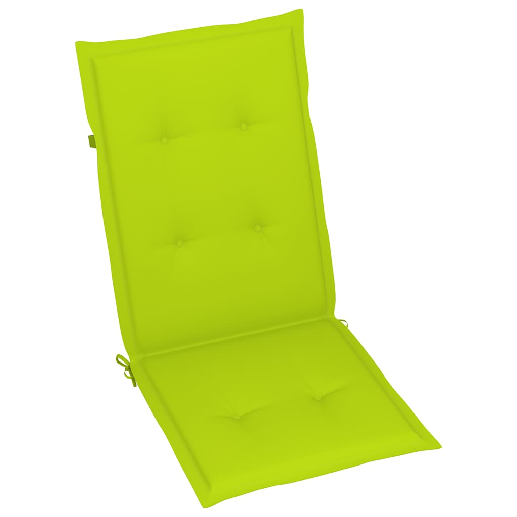 Klappstühle 6 Stk. mit Auflagen Massivholz Akazie