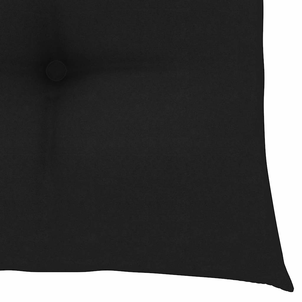 Klappstühle, 4 Stück, mit Kissen, aus massivem Akazienholz