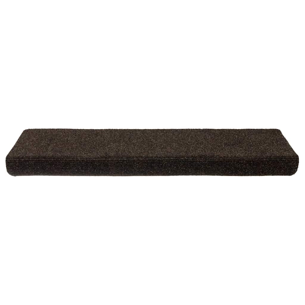 Stufenmatten Selbstklebend 15 Stk. 65x21x4 cm Dunkelbraun
