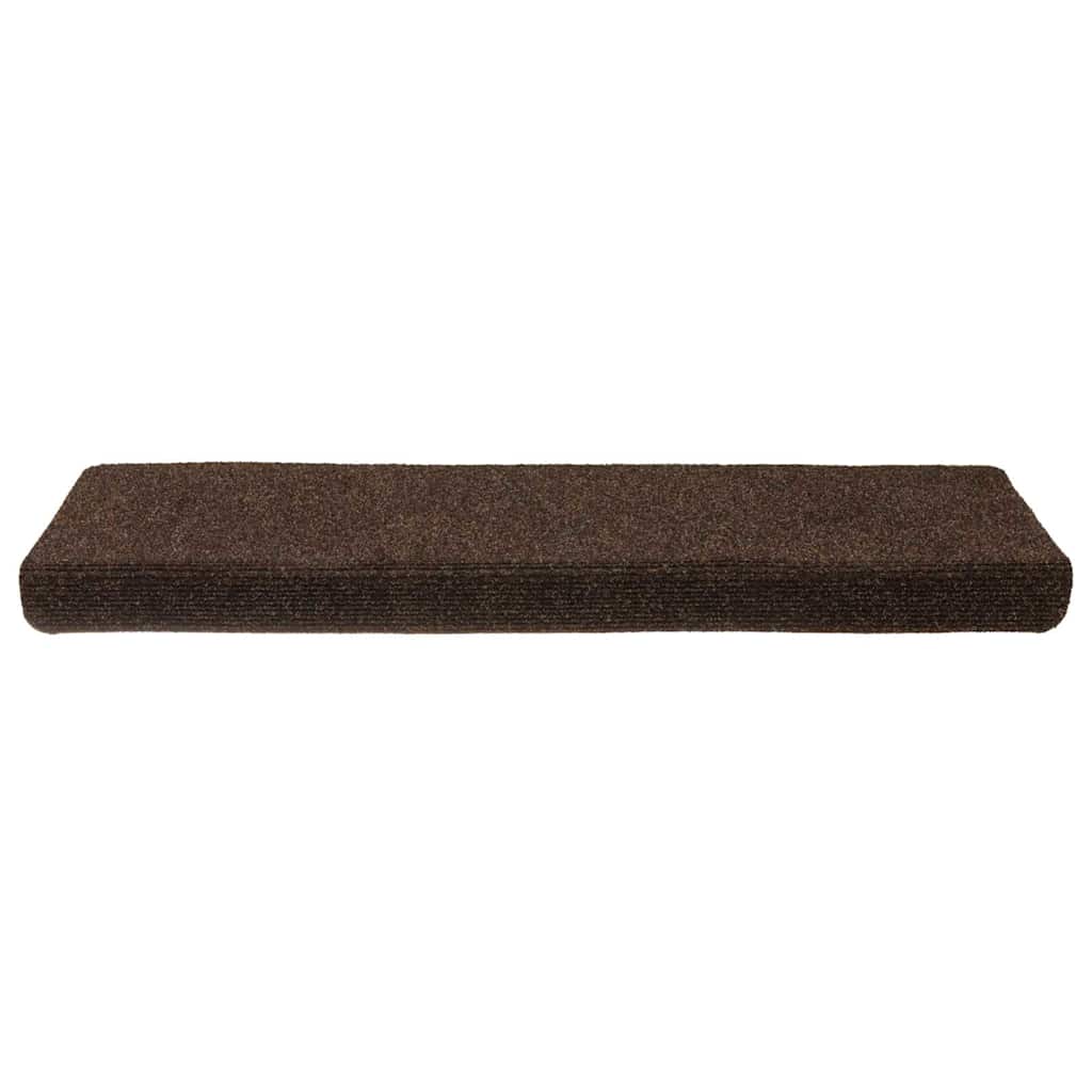 Stufenmatten Selbstklebend 15 Stk. 65x21x4 cm Braun
