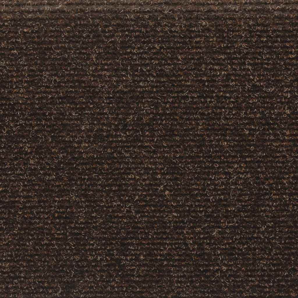 Stufenmatten Selbstklebend 15 Stk. 65x21x4 cm Braun
