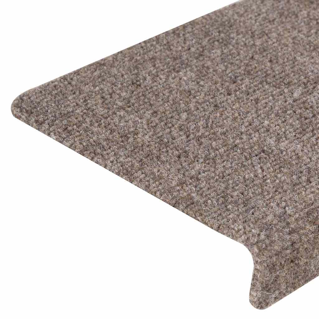 Stufenmatten Selbstklebend 15 Stk. 65x21x4 cm Beige