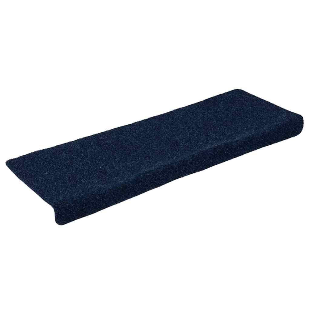 Stufenmatten Selbstklebend 15 Stk. 65x21x4 cm Marineblau