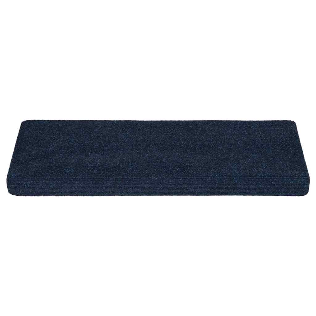 Stufenmatten Selbstklebend 15 Stk. 65x21x4 cm Marineblau