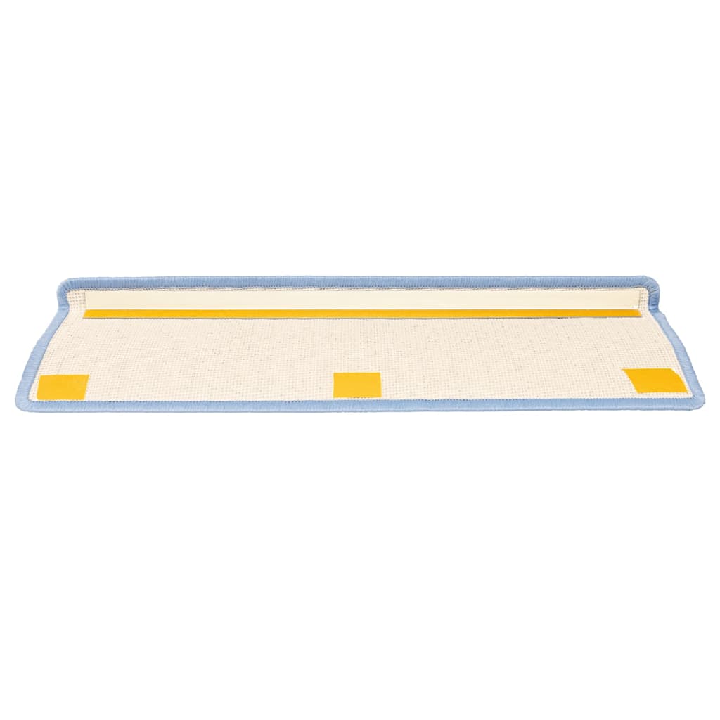 Stufenmatten 15 Stk. 65x21x4 cm Seeblau Rechteckiger Rand