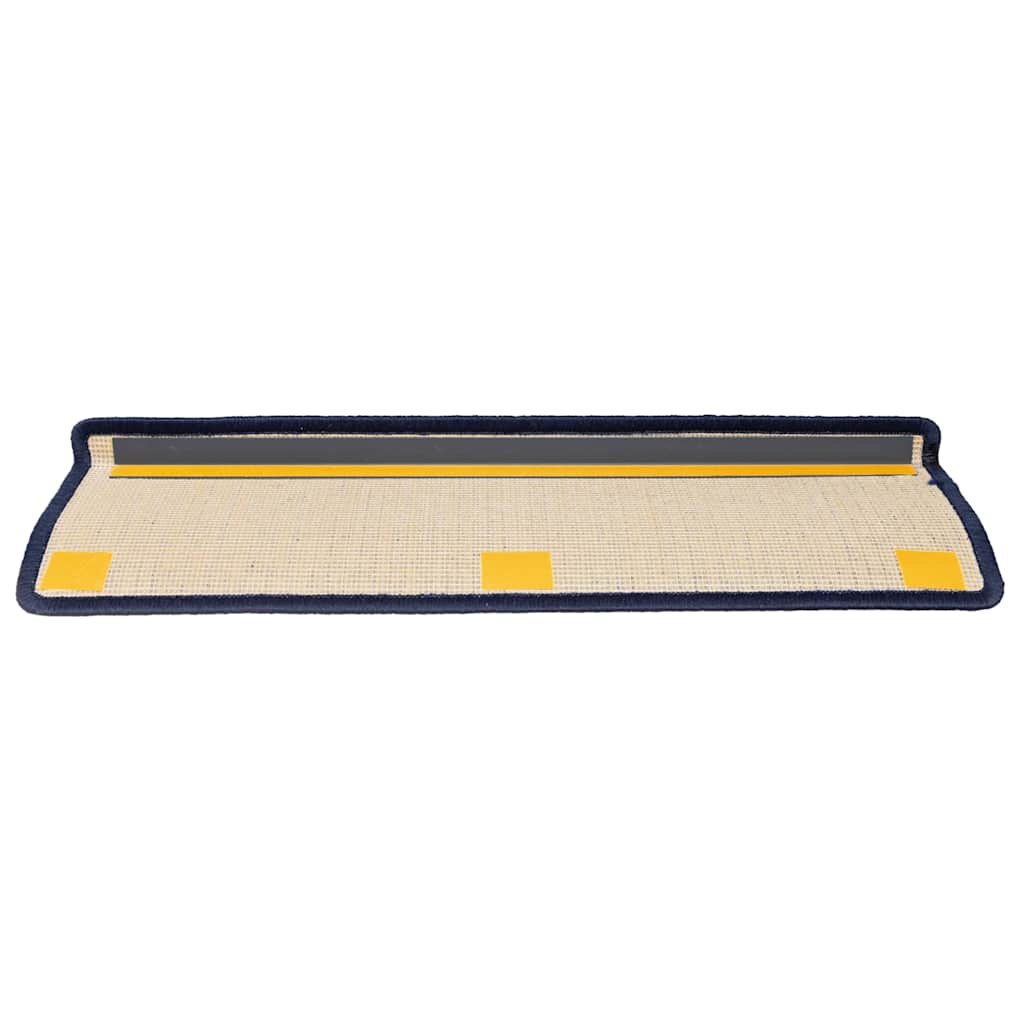 Stufenmatten 15 Stk. 65x21x4 cm Dunkelgrau und Blau