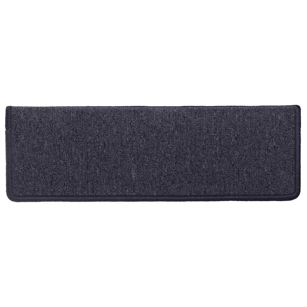 Stufenmatten 15 Stk. 65x21x4 cm Dunkelgrau und Blau