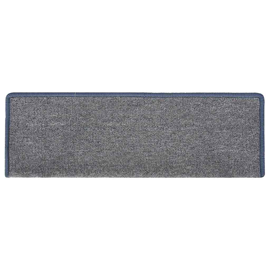 Stufenmatten 15 Stk. 65x21x4 cm Hellgrau und Blau