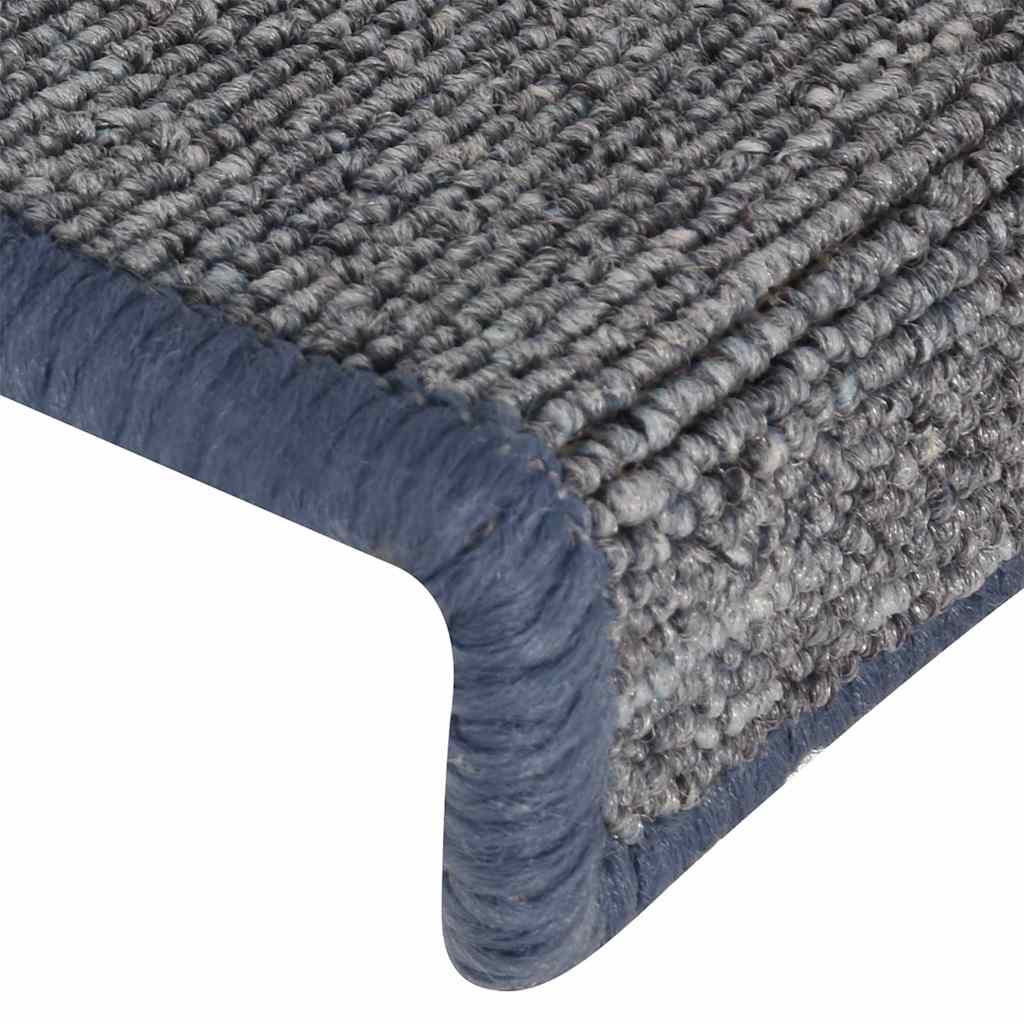 Stufenmatten 15 Stk. 65x21x4 cm Hellgrau und Blau