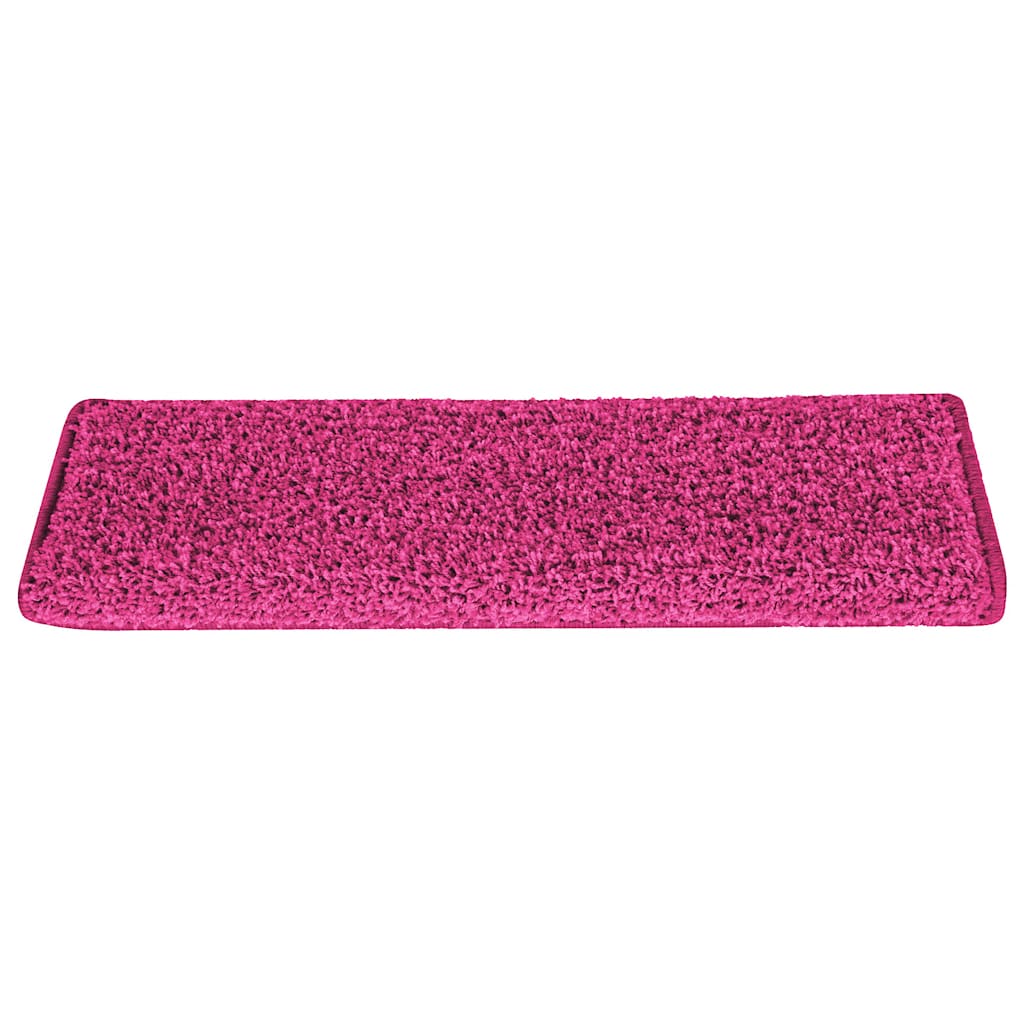 Stufenmatten 15 Stk. 65x21x4 cm Rosa Rechteckiger Rand