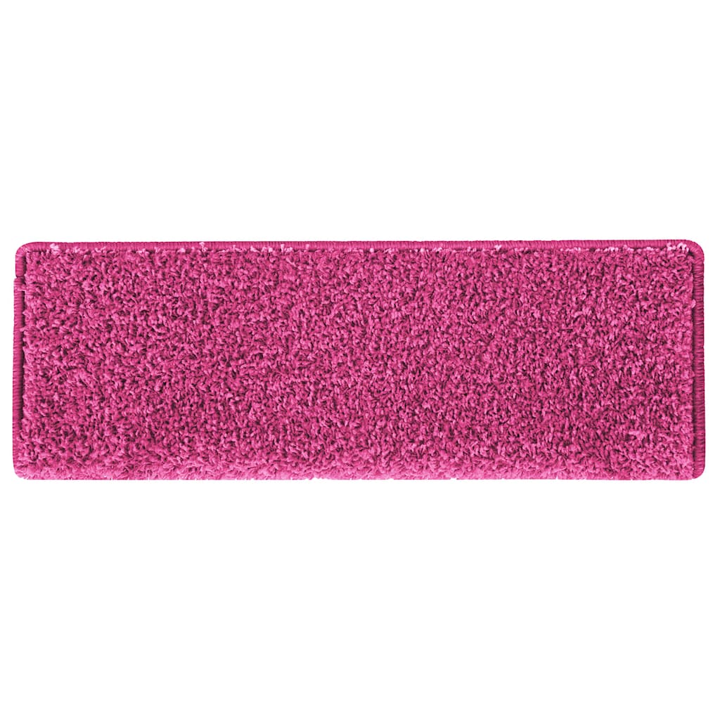 Stufenmatten 15 Stk. 65x21x4 cm Rosa Rechteckiger Rand