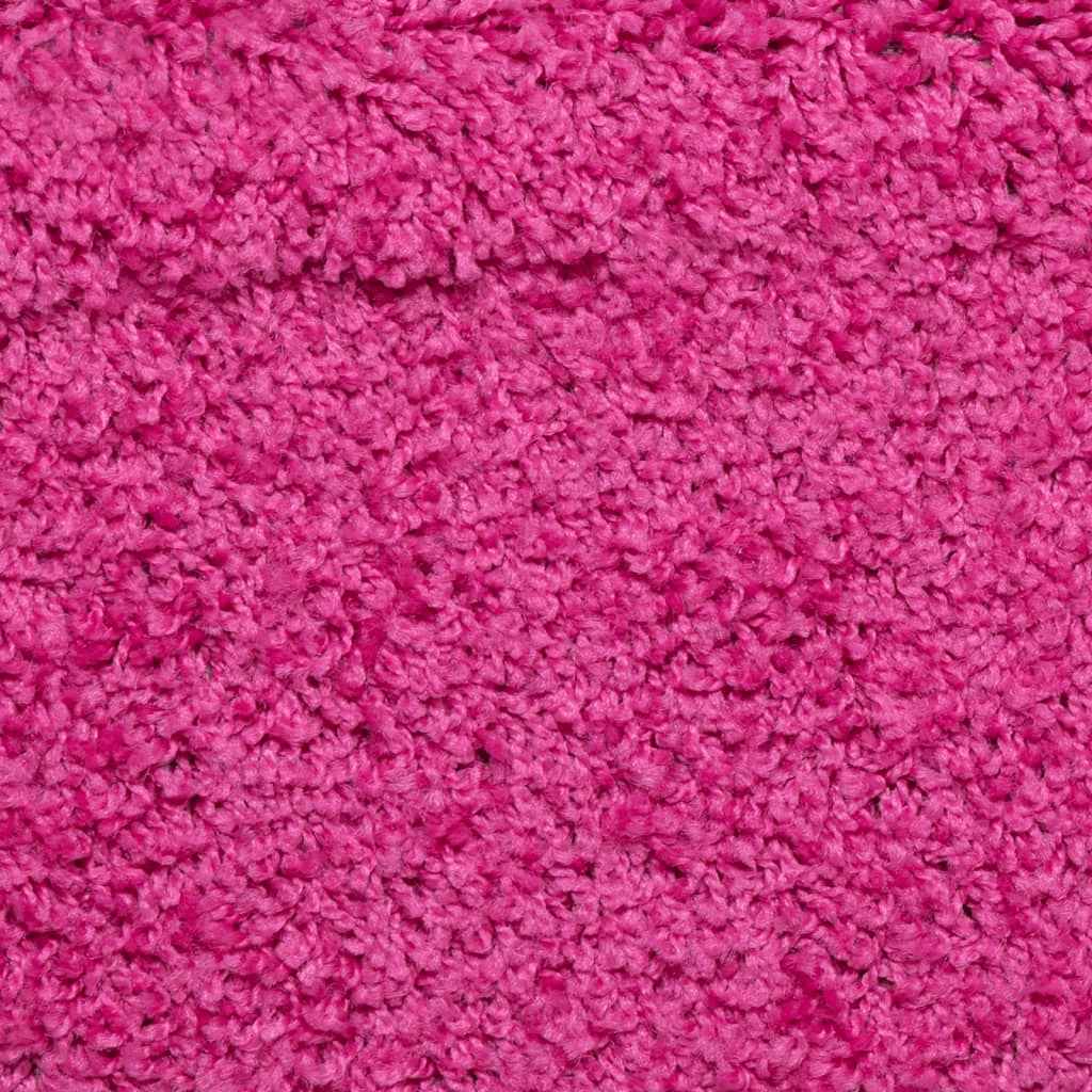 Stufenmatten 15 Stk. 65x21x4 cm Rosa Rechteckiger Rand