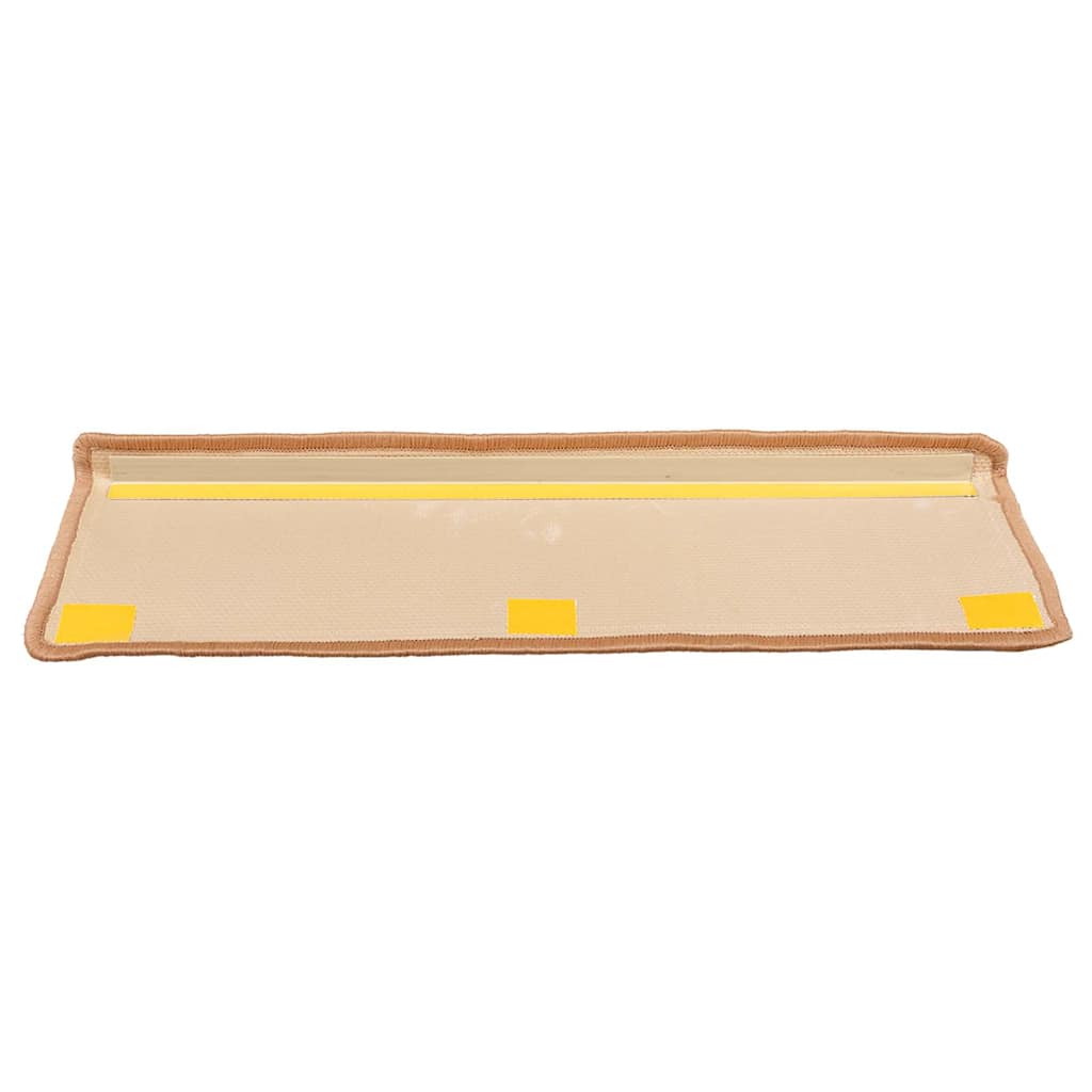 Stufenmatten Selbstklebend 15 Stk. 65x21x4 cm Beige
