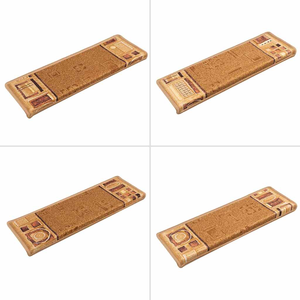 Stufenmatten Selbstklebend 15 Stk. 65x21x4 cm Beige