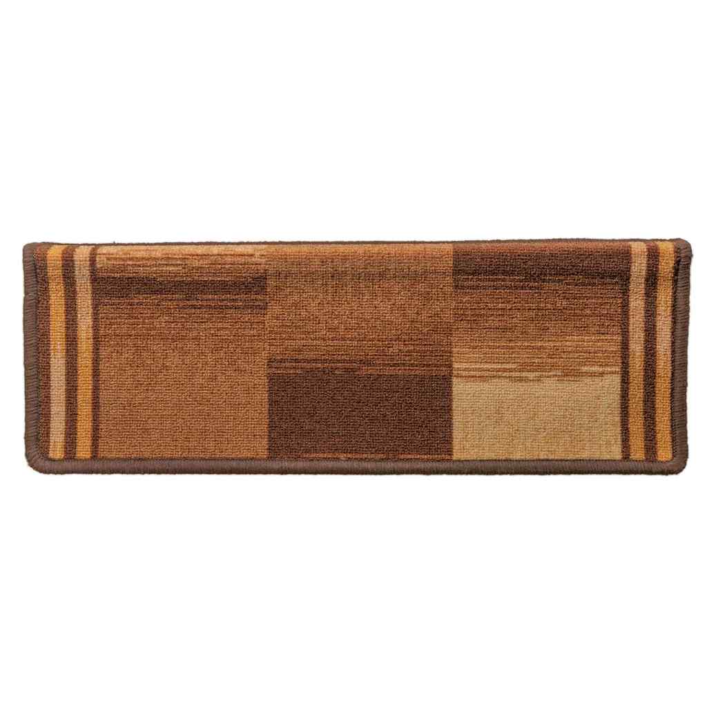Stufenmatten Selbstklebend 15 Stk. 65x21x4 cm Braun