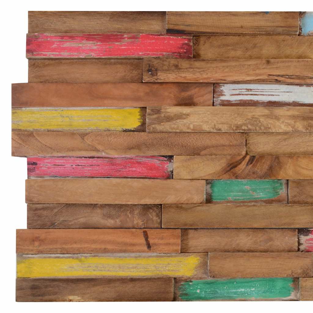 Wandplatten 10 Stk. 1,03 m² Massivholz Teak