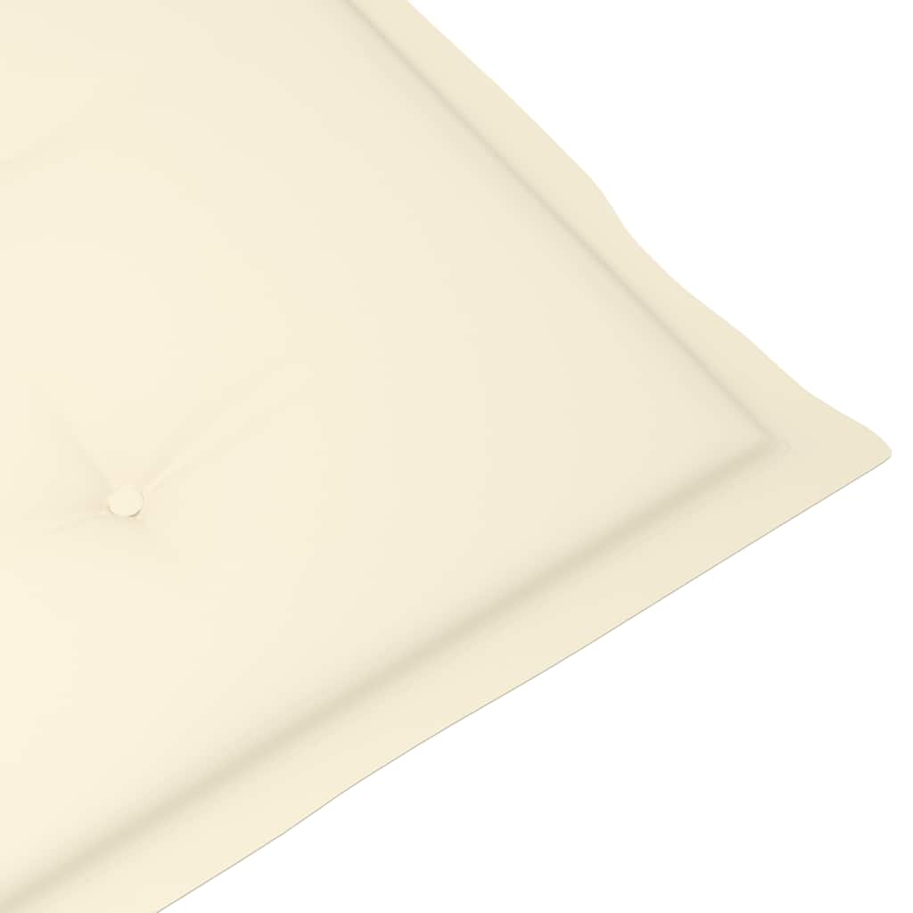 4er-Set verstellbare Klappstühle mit Kissen aus massivem Akazienholz