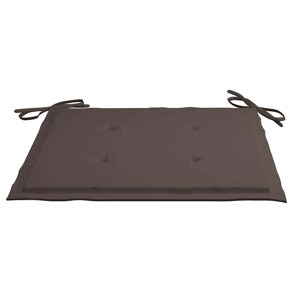 Klappstühle, 6 Stück, mit Kissen, aus massivem Akazienholz