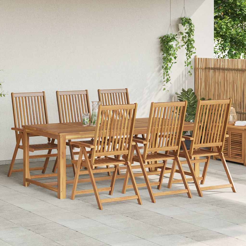Klappstühle 6 Stk. Massivholz Akazie
