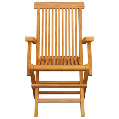 Klappstühle, 6 Stück, Massivholz Teakholz