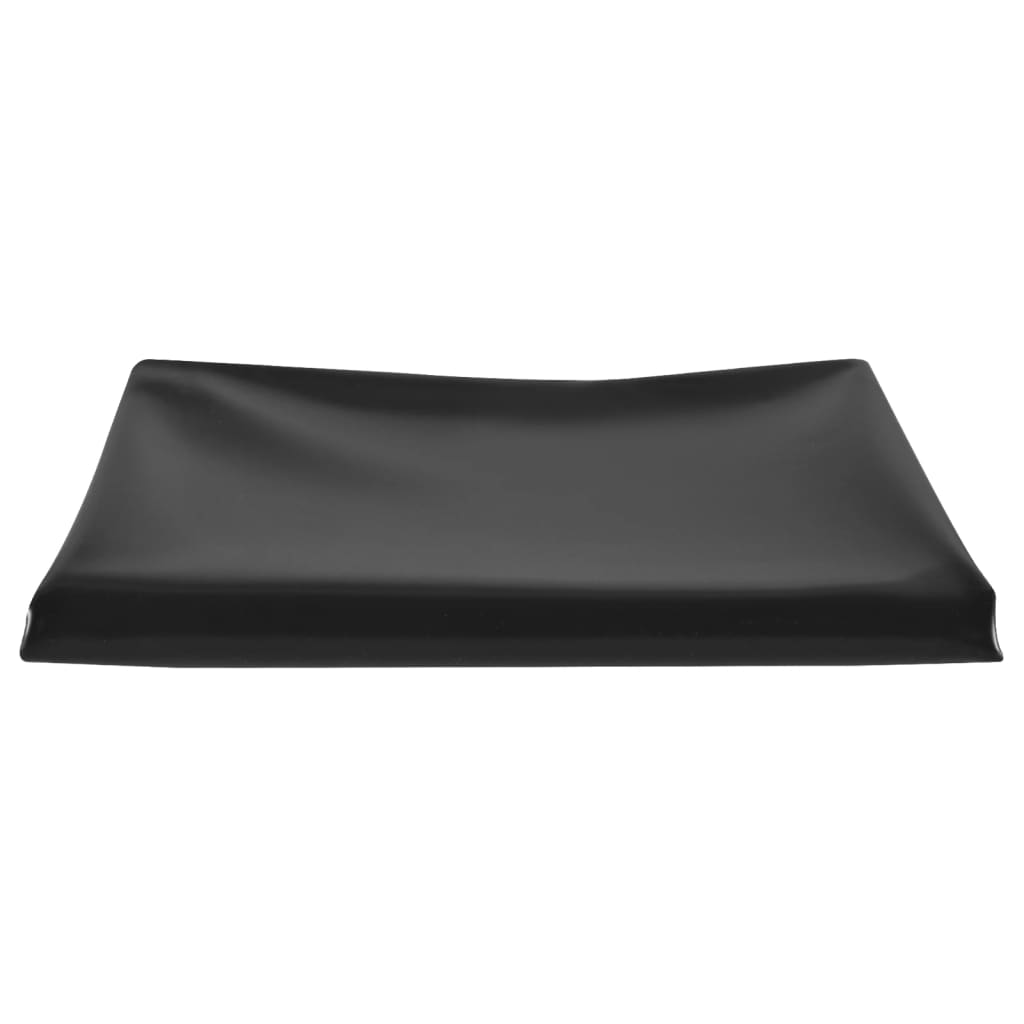Teichfolie Schwarz 2x1 m PVC 0,5 mm
