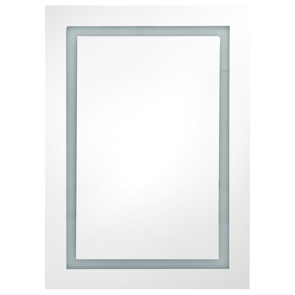 LED-Spiegelschrank fürs Bad 50x13x70 cm