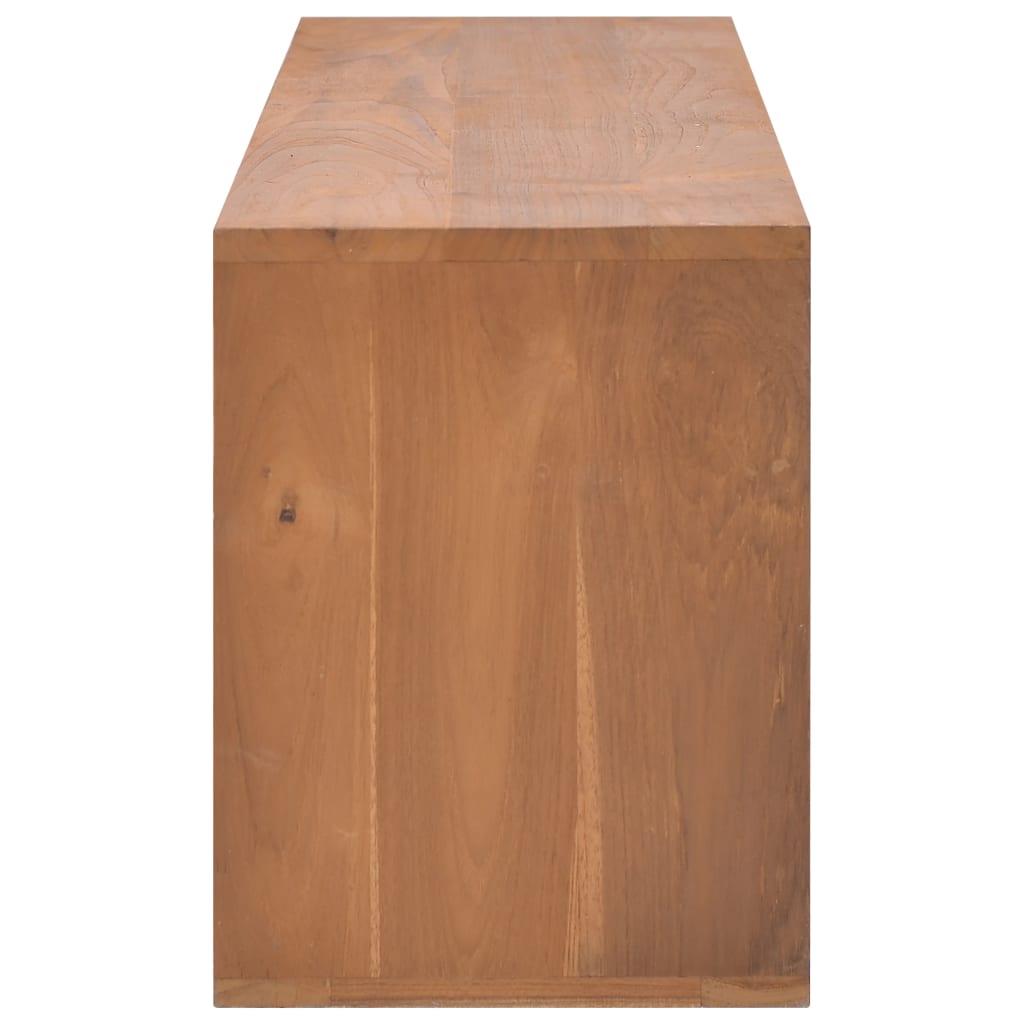 TV-Schrank 110x30x40 cm Teak Massivholz