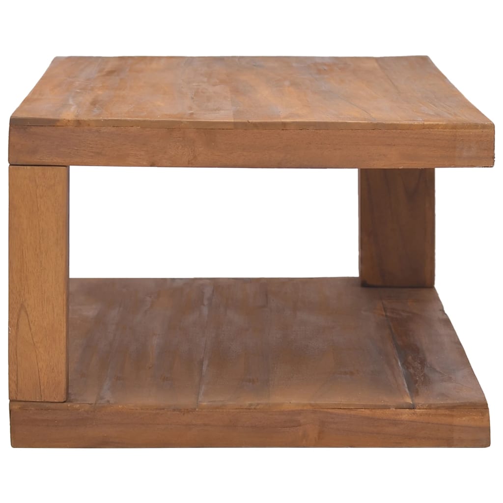 Couchtisch 90x50x35 cm Teak Massivholz