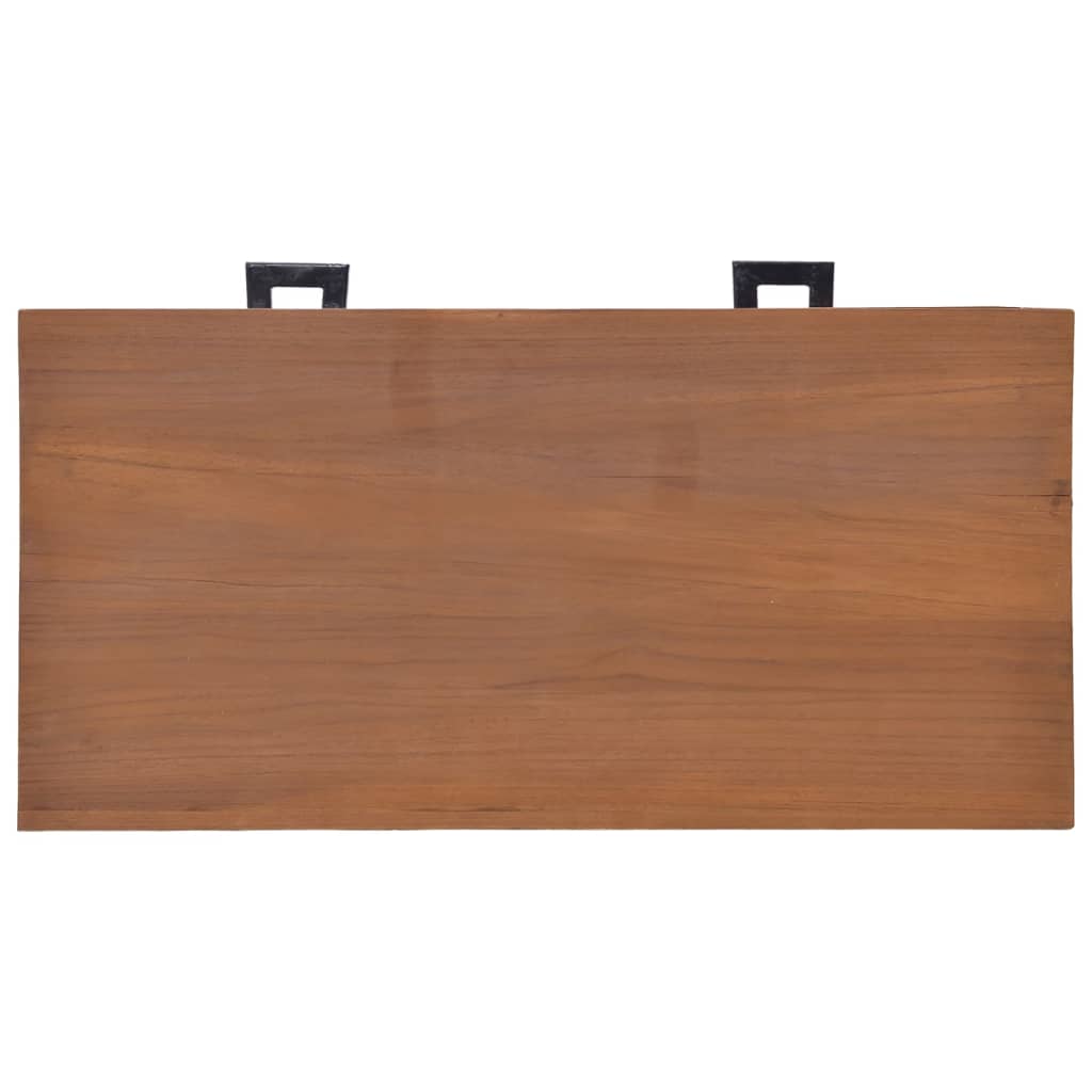 Bürotisch 81x40x75 cm Teak Massivholz