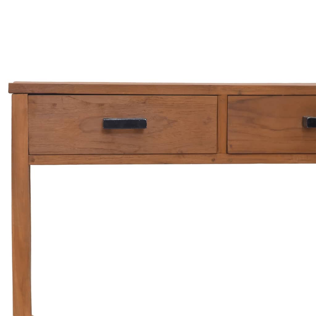 Bürotisch 81x40x75 cm Teak Massivholz