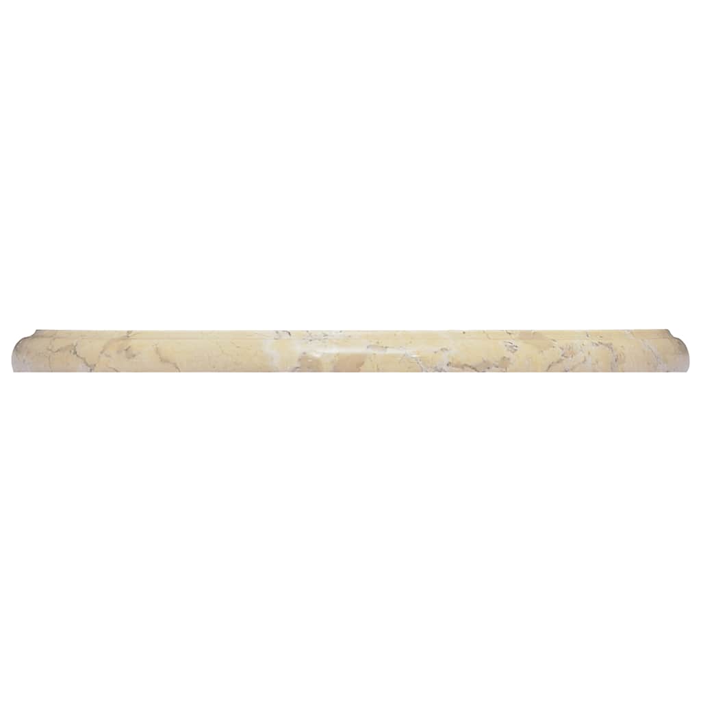 Tischplatte Creme Ø40x2,5 cm Marmor