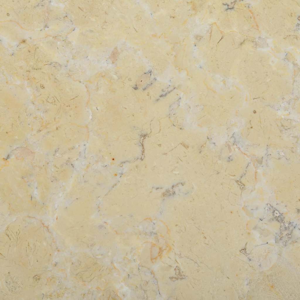 Tischplatte Creme Ø40x2,5 cm Marmor